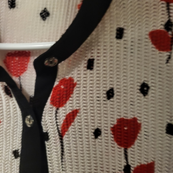 Rainbow Canada Poppy Button Down Shirt, size 12 - Picture 3 of 6